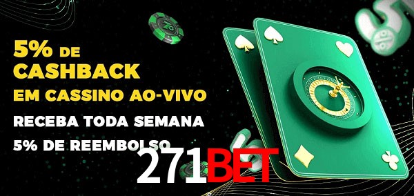 Promoções do cassino ao Vivo 271bet